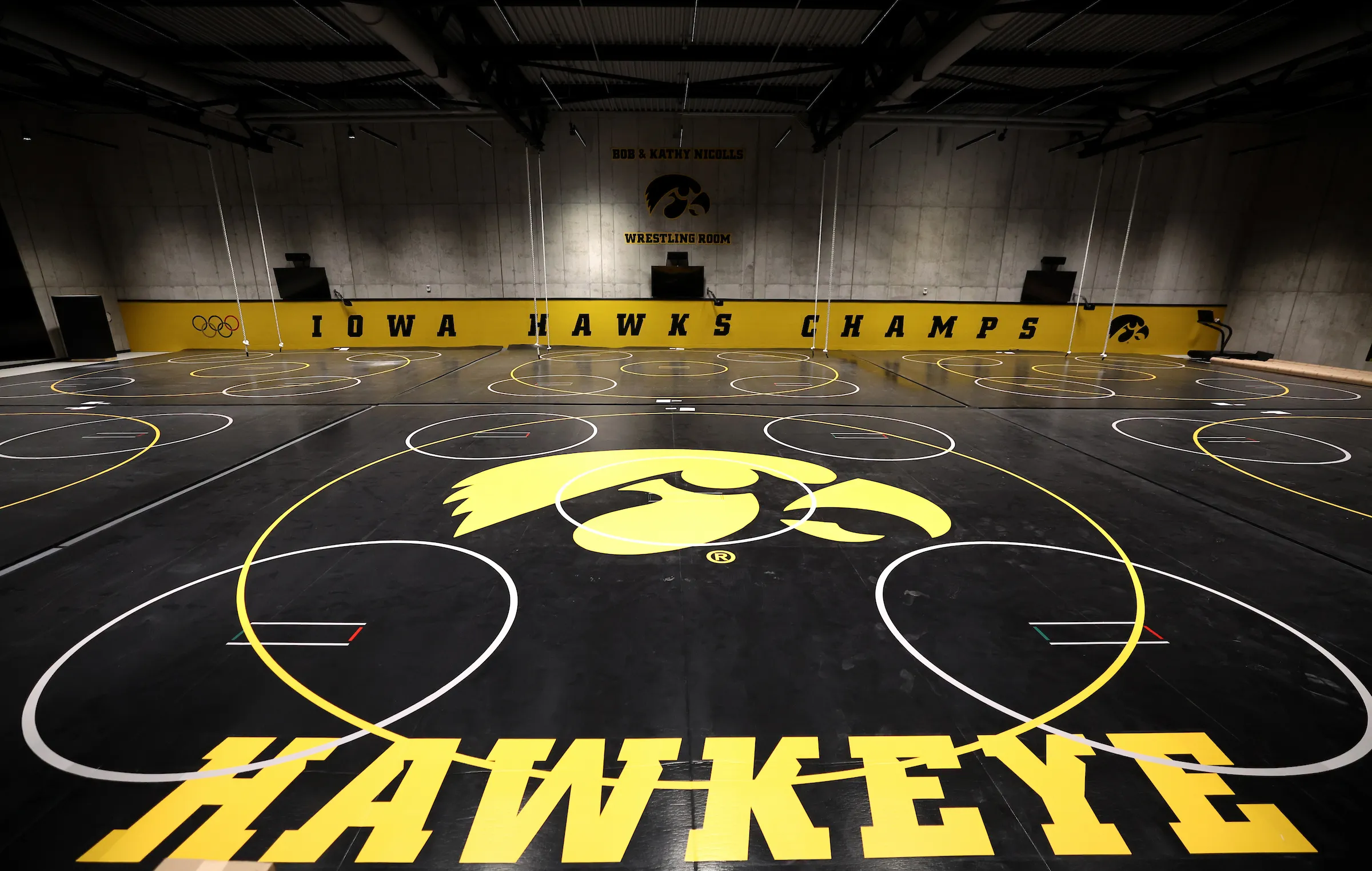 University of Iowa state-of-the-art wrestling training facility